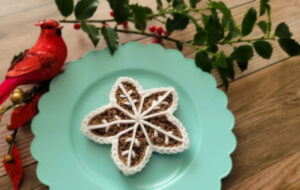 Crochet Christmas Cookie Ornament