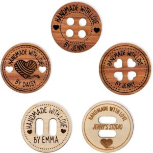 Personalized Wooden Buttons