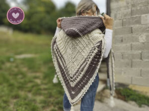 Nova Hooded Triangle Shawl