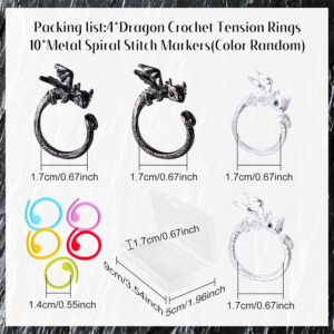 Dragon Crochet Tension Rings06