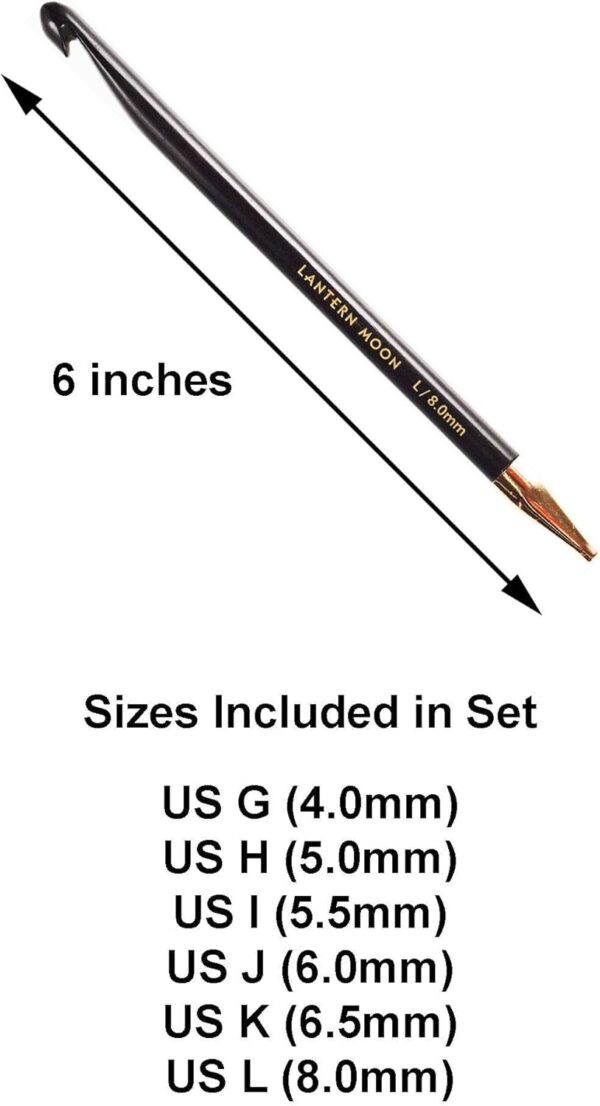Interchangeable Tunisian Crochet Hook Set