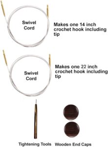 Interchangeable Tunisian Crochet Hook Set 05