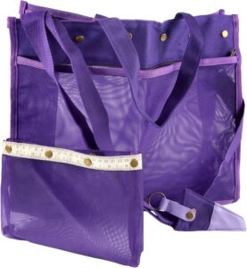 Mesh Yarn Storage Tote Bag