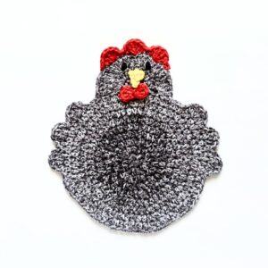 Chicken Trivet Potholder Crochet Pattern