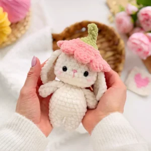 Crochet Bunnies in Easter Hats