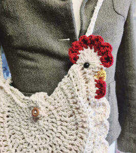 crochet chicken bag pattern