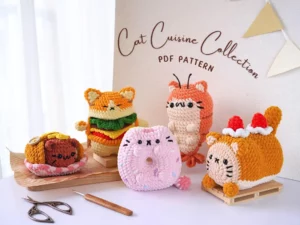Cat Cuisine Crochet Patterns Bundle