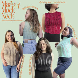 Mallory Mock Neck Crochet Pattern
