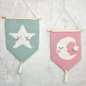 Moon Wall Hanger crochet kit04