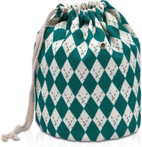 Small Yarn Bag with Two Pockets