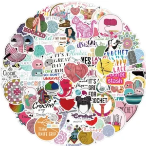 Crochet Sticker Set