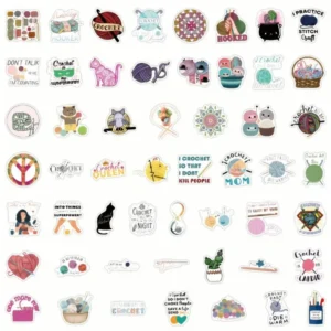 Crochet Sticker Set