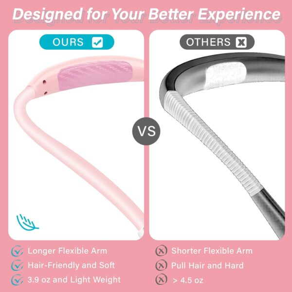 LED neck light for crocheting