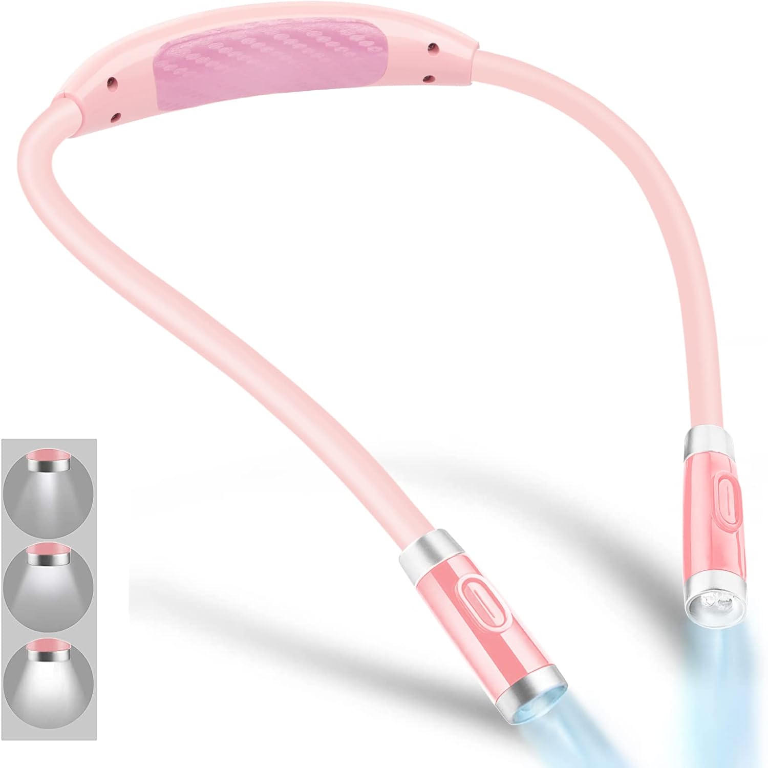 LED neck light for crocheting