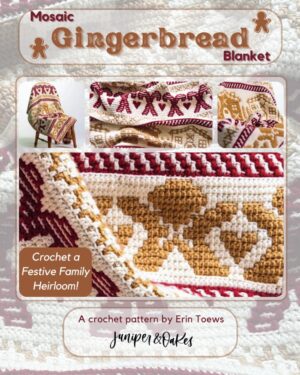 Mosaic Gingerbread Blanket: Crochet a Festive Family Heirloom! by Erin Toews
