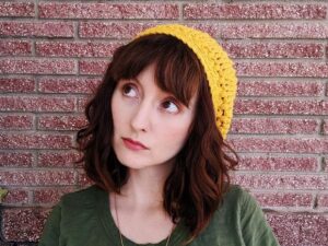 Slouchy Flower Beret Pattern