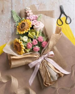 Crochet A Flower Bouquet