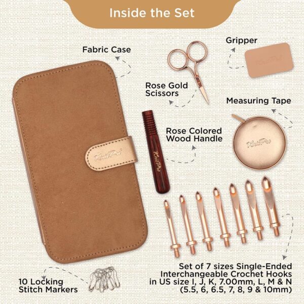 Oasis chunky crochet hook set