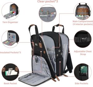 crochet backpack organizer