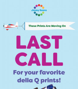 della Q fabric print sale