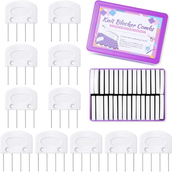 knit and crochet blocking combs