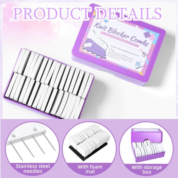 knit and crochet blocking combs