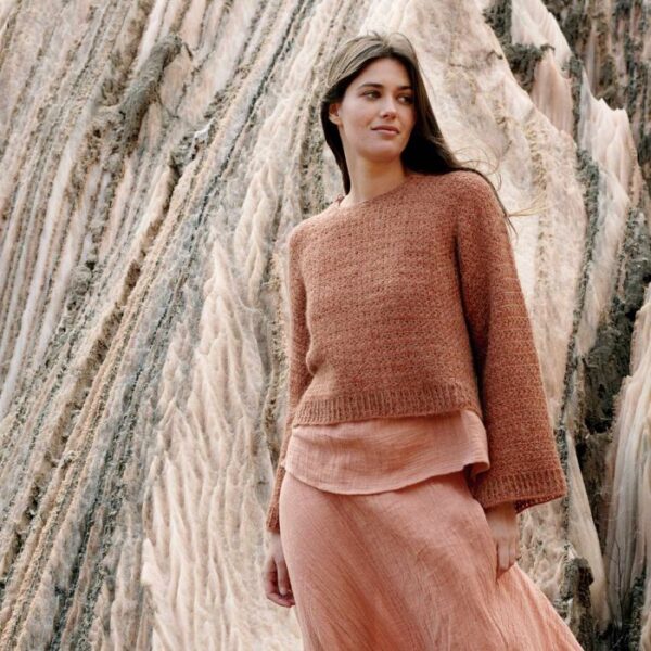 Women's Star Stitch Crochet Sweater Pattern from Katia - Image 4