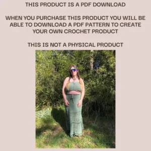 willow skirt crochet pattern