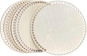 wooden basket base for crochet