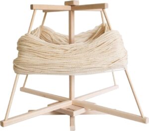 Beka natural hard maple yarn swift