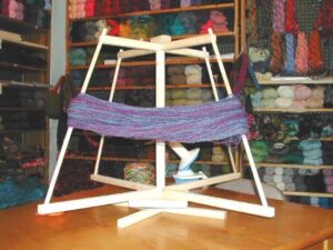 Beka natural hard maple yarn swift