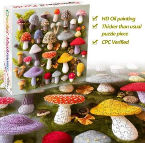 Crochet Mushroom Puzzle