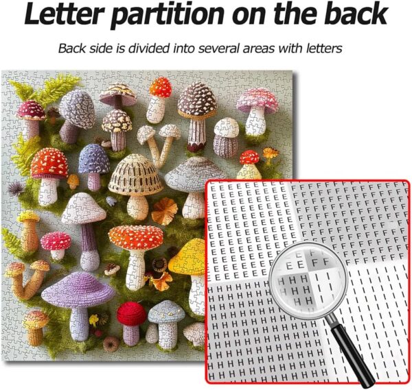 Crochet Mushroom Puzzle