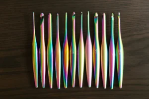 limited edition aura streamline metal crochet hooks