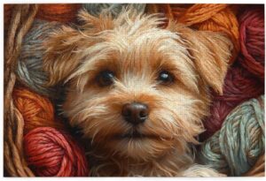 Yarn Dog 1000 piece jigsaw puzzle