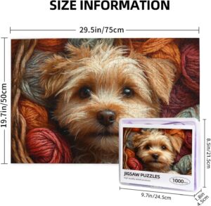Yarn Dog 1000 piece jigsaw puzzle2