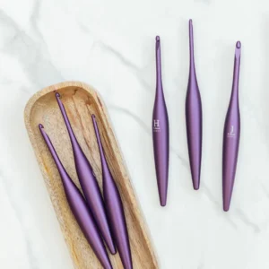 Matte Grape Streamline Crochet Hook by Furls