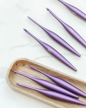 Matte Grape Streamline Crochet Hook by Furls