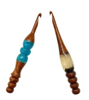 Sparkle Rosewood Crochet Hook