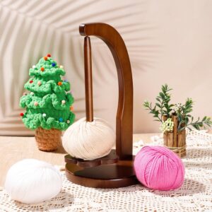 wooden yarn spindle