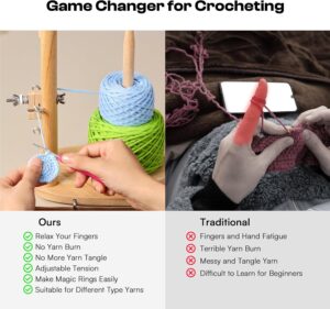 Caydo Beginner Crochet Kit with Yarn Guide