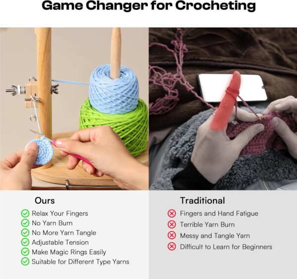 Caydo Beginner Crochet Kit with Yarn Guide