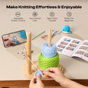 Caydo Beginner Crochet Kit with Yarn Guide
