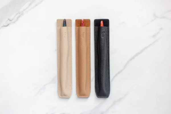 leather crochet hook sleeve