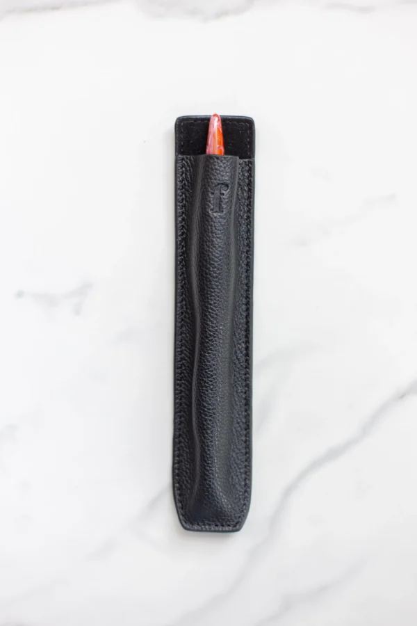 leather crochet hook sleeve