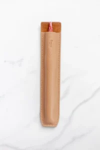 leather crochet hook sleeve
