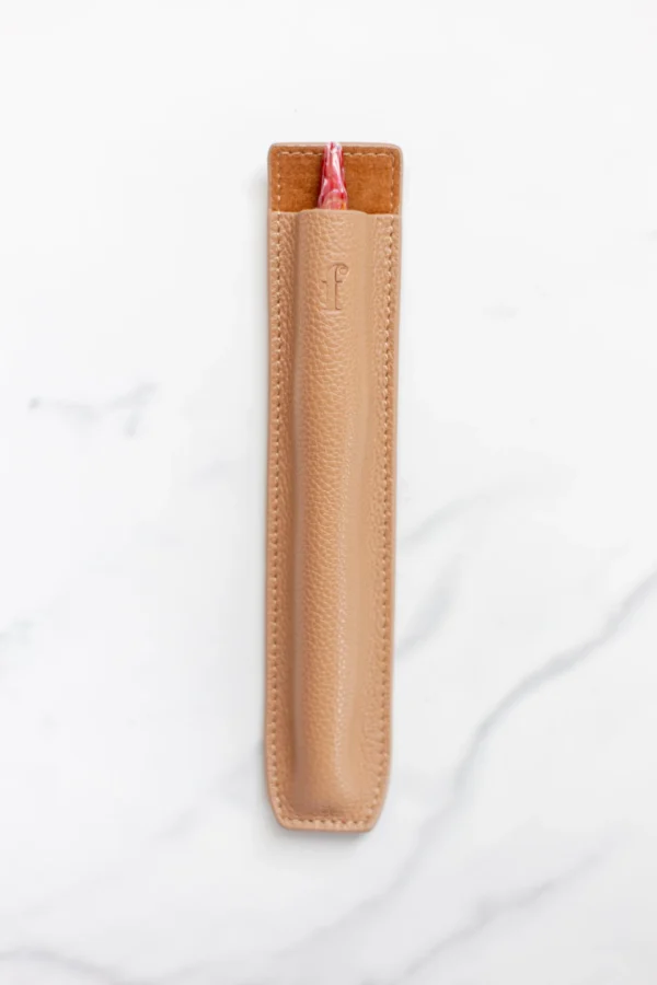 leather crochet hook sleeve