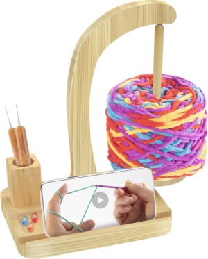 magnetic yarn holder spinner