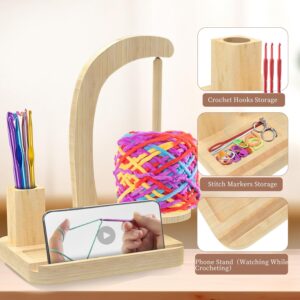 magnetic yarn holder spinner