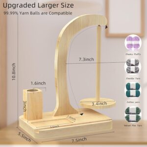 magnetic yarn holder spinner